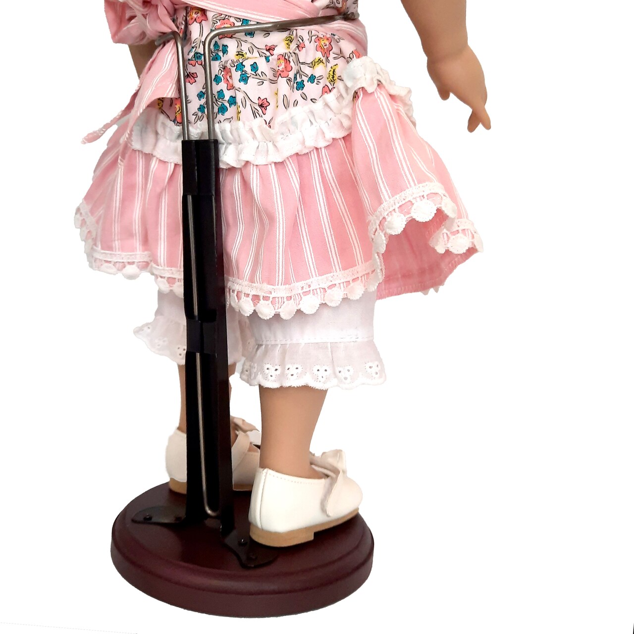 The Queens Treasures 18" Doll Accessories, Set of 2 Wooden Doll Stands